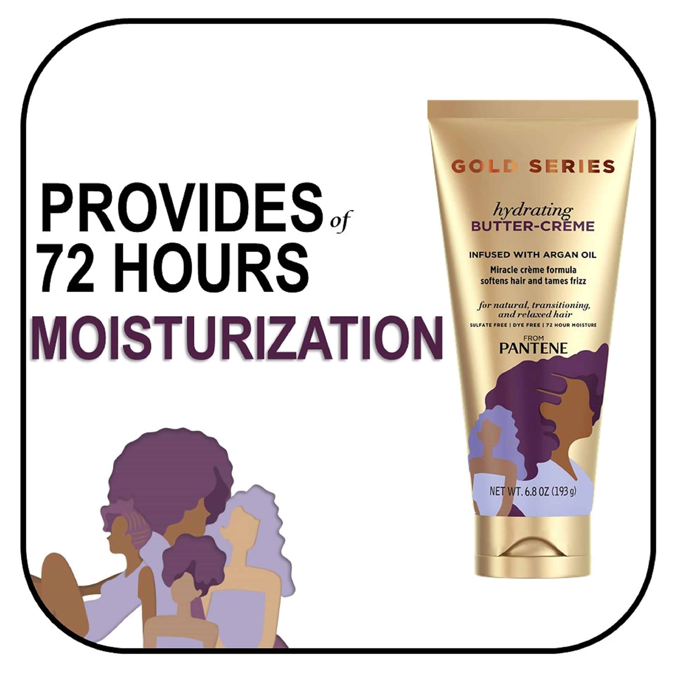 Pantene Gold Series Hydrating Butter-Cream, 6.8 oz - Image 4