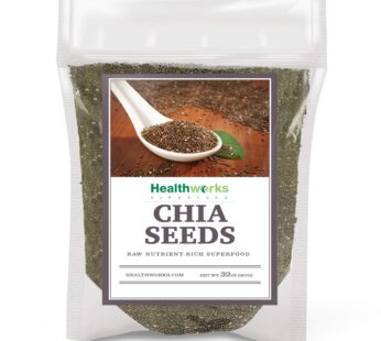 Healthworks Chia Seeds Raw (32 Ounces / 2 Pounds) | Premium & All-Natural | Contains Omega 3, Fiber & Protein | Great with Shakes, Smoothies & Oatmeal