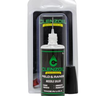Clenzoil Field & Range Gun Cleaner Lubricant Protectant [CLP] Needle Oiler | Gun Cleaner + Lube in One | 1oz. Bottle of Gun Oil w/Steel Precision Needle Oiler Tip