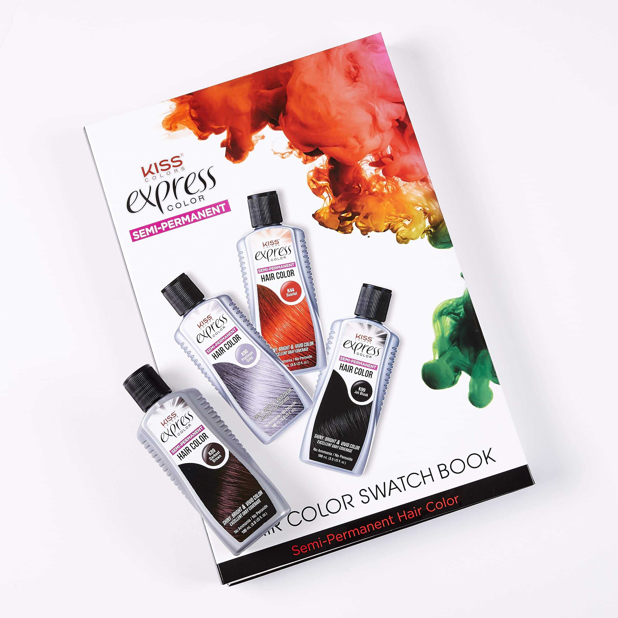 Kiss Express Semi-Permanent Hair Color 100mL (3.5 US fl.oz) (6 Count, Crimson) - Image 4