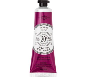 La Chatelaine 20% Shea Butter Hand Cream Travel Size, Organic Argan Oil, Moisturizing, Nourishing, Repairing, Extra-Rich Hand Lotion, Made in France, Paraben Free, 1 oz / 30ml (Wild Fig)