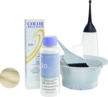 Ion 10V Lightest Cool Blonde Permanent Creme Hair Color 10V Lightest Cool Blonde