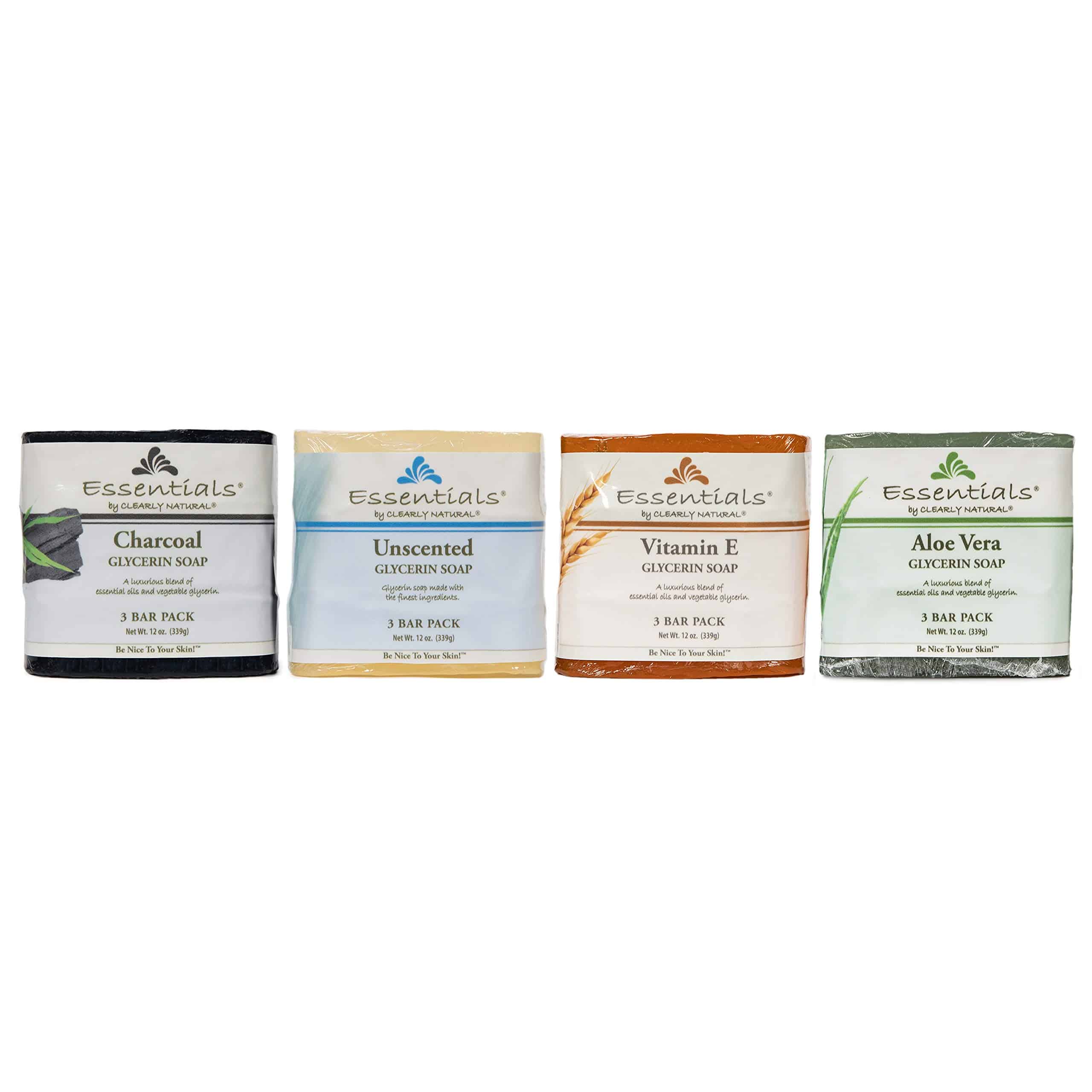 Clearly Natural Glycerine Bar Soap, Unscented, 3 Count, 4 oz each (876872362) - Image 2