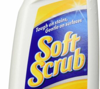 Soft Scrub Cleanser, Lemon, 24 oz-2 pk