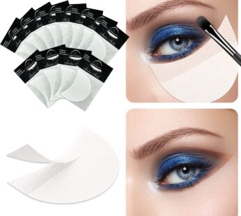 TailaiMei 120 Pcs Eyeshadow Shields, Eyeshadow Stencil for Prevent Makeup Residue, Lint Free Gel Pad for Eyeliner, Eyelash Extensions and Lip Makeup