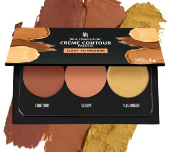Black Radiance True Complexion Creme Contour Palette, Light to Medium, 7.5 Gram