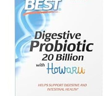 Doctors Best Digestive Probiotic 20 Billion CFU with Howaru, 30 Veggie Caps