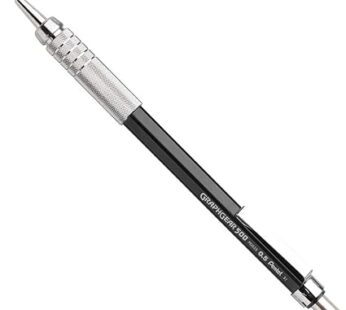 Pentel GraphGear 500 Mechanical Drafting Pencil, (0.5mm), Fine Line, Black Barrel (PG525A)