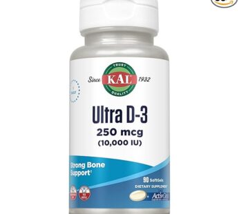 Kal Ultra D-3, 90 Softgels 10, 000 IU