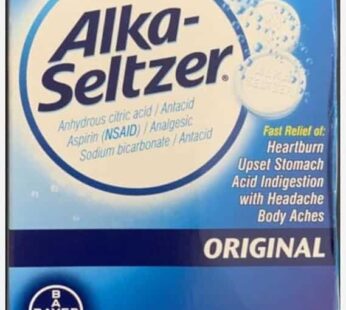 Dcom A.Lka-S.Eltzer Effervescent Tablets Original Flavor, Fast Multi-Symptom Relief From Headache And Body Ache, Dissolvable Effervescent Fizzy Tablets,