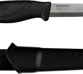 Morakniv Companion Heavy Duty Knife with Stainless Steel Blade, 4.1-inch