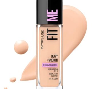 Maybelline Fit Me Combination Skin Full Coverage Foundation Lotion Spf-18 – Ivory 115, 30Ml Natural Finish, Pack Of 1