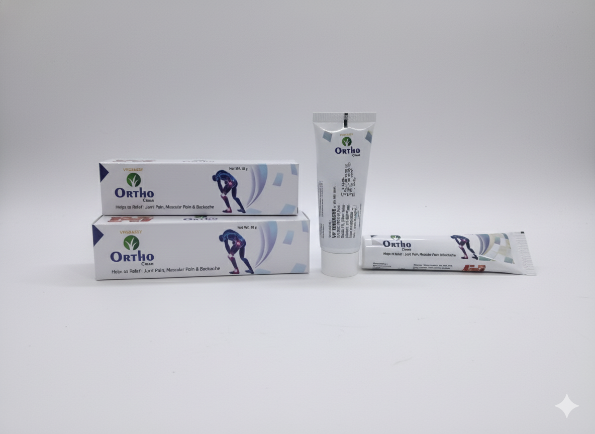 VPGRASSY Ortho Cream 30gm | Fast Relief for Joint Pain, Knee Pain, Back Pain & Muscle Stiffness | Ayurvedic Pain Relief Cream