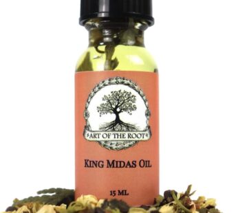 King Midas Oil | Handmade with Herbs & Essential Oils | Money, Prosperity & Wealth Rituals | Hoodoo Magick Wiccan Pagan Conjure