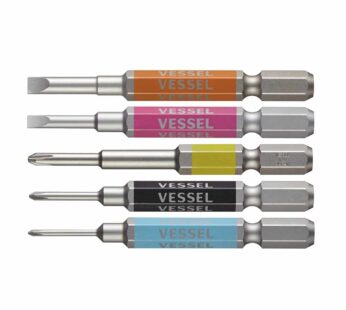Vessel Single End Go-SAI Bit [No.GS5P-03] (Assorted 5PC Set) (Japan Import)