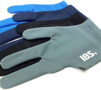 IBS Three Fingers Billiards Glove Snooker Cue Professional Cool Mesh 4 Colors