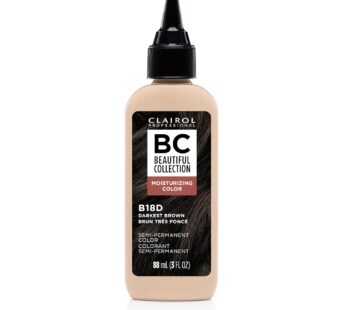 Clairol Professional Beautiful Collection, 18d Darkest Brown, 3 oz.