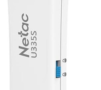 Netac 64GB USB 3.0 Flash Drive Up to 90MB/s Thumb Drive for Data Storage, Pen Drive Write Protection with Push-Pull Design Memory Stick for External Storage Data/Computer/PC/Laptop/Sound-U335S
