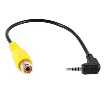 RCA to 2.5mm AV-in Cable, Car Rear View Camera to GPS 2.5mm AV-in Adapter Cable