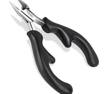 RIMEI Toenail Clippers, Professional Thick & Ingrown Nail Clippers for Men & Seniors, Podiatrist Recommended, Pedicure Clippers Toenail Cutters, Stainless Steel Sharp Curved Blade Grooming Tool