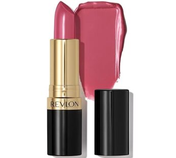REVLON Super Lustrous Creme Lipstick, 80% Conditioning Ingredients, intance color, Waterproof, Long-Lasting, 100% Vegan Lipstick, Candied Rose (805), 4.25 gm