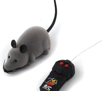 Forum Novelties Rat Toy, PeachFYE RC Funny Wireless Electronic Remote Control Mouse Rat Pet Toy for Cats Dogs Pets Kids Novelty Gift