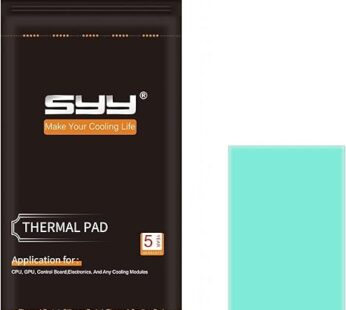 SYY Thermal Pad, Silicone Thermal Pads 80x40x1.5mm, High Temperature Resistance and Non Conductive for Laptop Heatsink/GPU/CPU/LED Cooler (1.5mm)