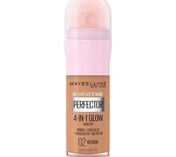 Maybelline New York Instant Age Rewind Instant Perfector 4-In-1 Glow Makeup, Medium