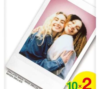 FUJIFILM Instax Mini Instant Film Twin Pack (White), 20 Photos
