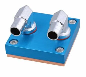 Yibuy 50mm x 50mm Pure Copper Base Water Cooling Block Waterblock for CPU Cooler