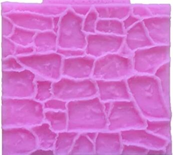 2 Pieces Rock Texture Silicone Lace Mold, Food Grade Cake Molds, Candy, Icing, Biscuit Decor, Chocolate,Polymer Clay Fondant Snow Cake Decorating Supplies