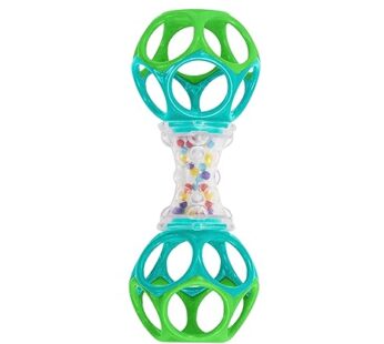 Bright Starts Oball Shaker Rattle Toy, Ages Newborn Plus
