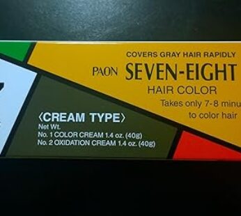 PAON Hair Cream Refill, No. 7 Soft Black, 0.5 Pound