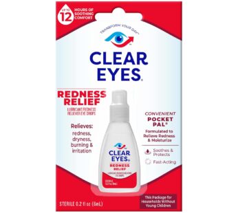 Clear Eyes Redness Relief Handy Pocket Pal, 0.2 Fluid Ounce