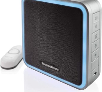 Honeywell Home RDWL917AX2000/E Doorbell Portable Wireless Doorbell & Push Button-9 Series, Blue,Grey