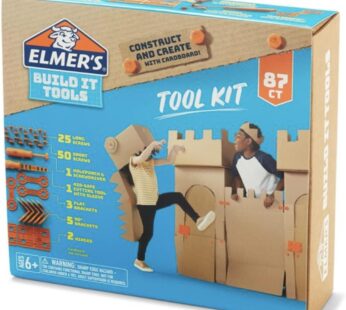kingsdugout Elmer’s Build It Tools Tool Kit 87 CT Card Board NOT Included