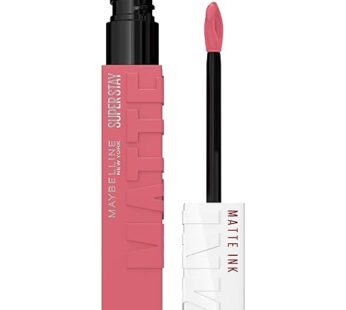 Maybelline Super Stay Matte Ink Liquid Lipstick Makeup, Long Lasting High Impact Color, Up to 16H Wear, Revolutionary, Light Mauve Pink, 1 Count, Packaging May Vary