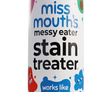 Miss Mouth’s Messy Eater Stain Treater Spray – 4oz Stain Remover – Newborn & Baby Essentials – No Dry Cleaning Food, Grease, Coffee Off Laundry, Underwear, Fabric