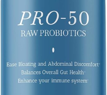 Vitamin Bounty Pro-50 – Probiotics for Women & Men – 50 Billion CFU – 13 Strains Probiotic + Prebiotic – Probiotics for Digestive Health – Delayed Release Capsules – 60 Count