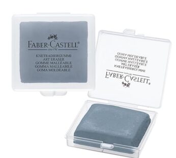 Faber-Castell Kneaded Eraser with Case, Grey