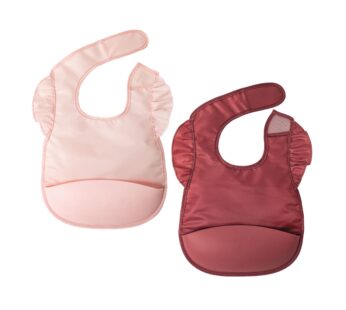 Tiny Twinkle Silicone Bibs for Babies 6-24 Months | Waterproof & Mess-Proof Feeding Bibs with Food Catcher Pocket | Baby Led Weaning, Toddler Essentials for Boys & Girls | Baby Shower